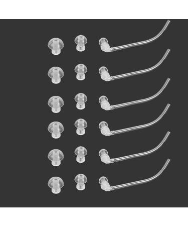 18pcs Ear Plug with 6 Tubes for BTE Hearing Aid - Eartips Domes (Size S/M/L) - Buy Online on GoSupps.com