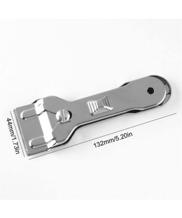 BUKISA Glass Cooktop Scraper Stove Top Cleaner Paint Remover - Home Supplies Kitchen Cleaners for Floor Tile Oven Doors Glass Window Decontamination Scraper*1 + Replacement Blade*5 (B - Buy Online on GoSupps.com