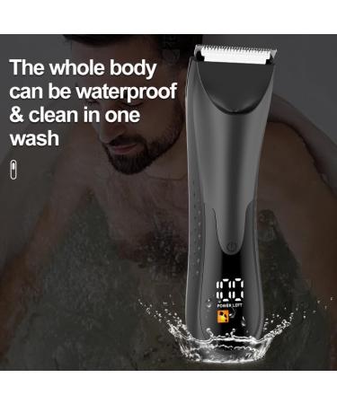 Buy Hair Clippers for Men & Women - Rechargeable Electric Trimmer for Beard Bikini Body & Groin (Black Gold) - International Shipping Available - Buy Online on GoSupps.com