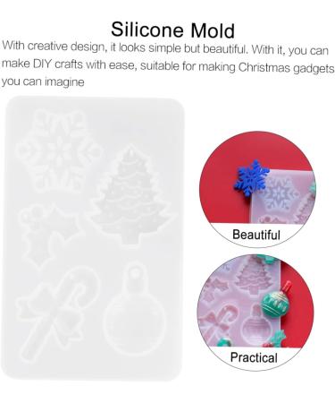 NUOBESTY 2pcs Tag Pendant Silicone Mold Silicone Earring Reverse Mould Key Chain Accessories White - Buy Online on GoSupps.com