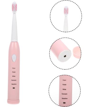 Coolhiya Electric Toothbrush for Children - 1 Pack Pink | Camping & Cleaning Brush | USB Rechargeable Kids Toothbrush - Buy Online on GoSupps.com