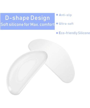 Silicone Eyeglass Nose Pads - Hypo-allergenic Adhesive Nose Grips for Glasses and Sunglasses (12 Pairs) - Buy Online on GoSupps.com