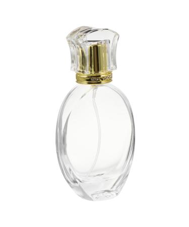 Ipetboom 1pc Spray Perfume Bottle Clear Spray Bottle Mini Perfume Bottle Clear Container with Lid Spray Mist Bottle Refillable Mist Container Perfume Container Portable Crystal Bottle Glass
