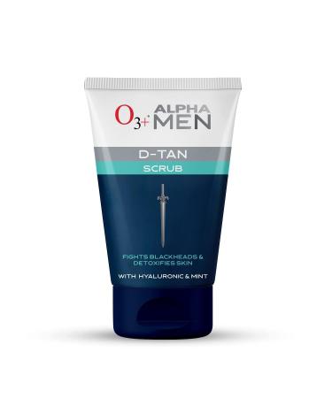 Generic LF ALPHA MEN Acno D-TAN Scrub With Hyaluronic & Mint 50g - Detan Scrub for TAN removal | Fights Blackheads & Detoxifies Skin