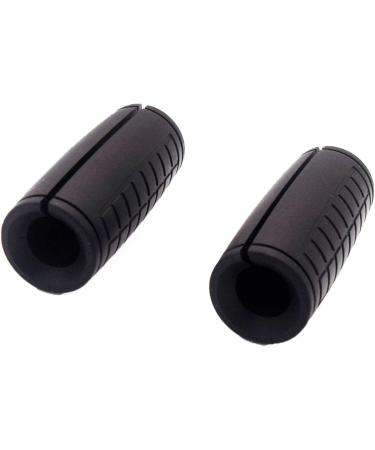 Yuhqc Weight Bar Grips - Standard Barbell & Dumbbell Handles Thick Bar Training Adapter for Weightlifting & Cable Attachments - Fitness Rope Grips for Body Arm & Forearm Strength Builder - Black - Buy Online on GoSupps.com