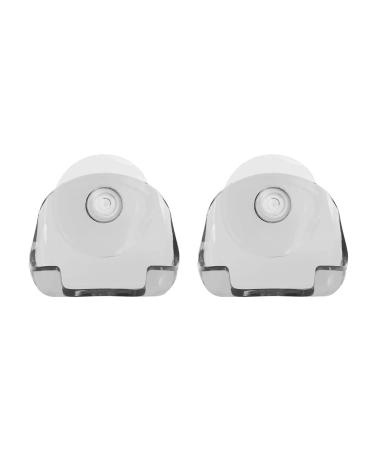 2 pieces of razor holder razor bearing frame bracket suction cup bracket for razor razor bracket suction cup razor rapid rack shower holder razor holder suction cup gray