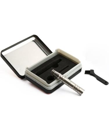 Portable Stainless Steel Nose Hair Trimmer - Manual Ear & Nose Hair Removal Shaver - Buy Online on GoSupps.com