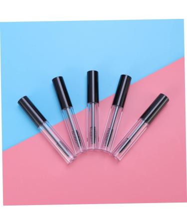 Didiseaon 5pcs Eyelash Brush Tube Large Empty Tube Funnel Empty Tube with Inner Plug Clear Mascara Tube Black - Buy Online on GoSupps.com