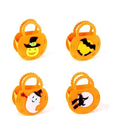 oueyfer Pack of 4 Portable Treat Baskets with Handles Portable for Biscuits Snacks Snacks Treats Treats Carry Bags Treat Baskets for Women and Adults Sweets