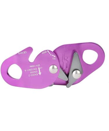 AXUYU Climbing Descender Self-Braking Stop for 9-13mm Rope - Purple | Mountaineering Gear - Buy Online on GoSupps.com