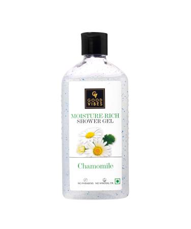 Chamomile Moisture Rich Shower Gel 300 ml | Soothing Moisturizing Hydrating Nourishing Body Wash For All Skin Types | Vegan No Parabens & Mineral Oil Certified Fragrance