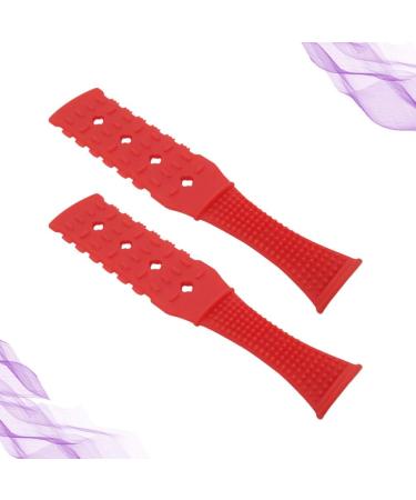 Milist 2 Massage Bars Gua Sha Scraping Hammer - Red Acupoint Massager for Body & Back Health Care - Buy Online on GoSupps.com