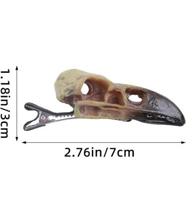 Halloween Hair Clips - Scary Cosplay Skull Barrette For Hair Styling Halloween Hairpiece For Women Hairstyle Decorative Accessory For Day Of The Dead Holidays - Buy Online on GoSupps.com