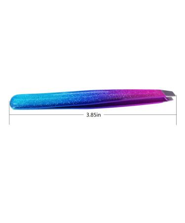 Professional Stainless Steel Slant Tip Tweezers for Ingrown Hair, Eyebrow & Facial Hair Removal - Buy Online on GoSupps.com