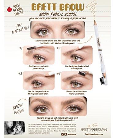 BRETT BROW Duo-Shade Pencil Redhead - Define and Enhance Your Brows - Buy Online on GoSupps.com