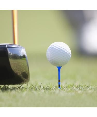 100 Pack 3-1/4 Inch Unbreakable Plastic Golf Tees - Low Friction & Resistance (Stripe) - Buy Online on GoSupps.com