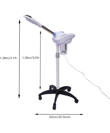 2 in 1 Facial Sauna Face Steamer Facial Vaporizer Ozone Aromatherapy Beauty Care Ozone Face Massage Spa (Capacity 860ml Height 100-130cm) - Buy Online on GoSupps.com
