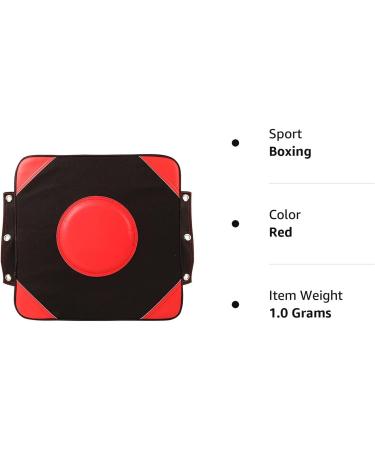 Quiet Punch Doorway Punching Bag - Red | PU Leather, Canvas, High Elastic Sponge Wall Pad for Key Target Training - Buy Online on GoSupps.com