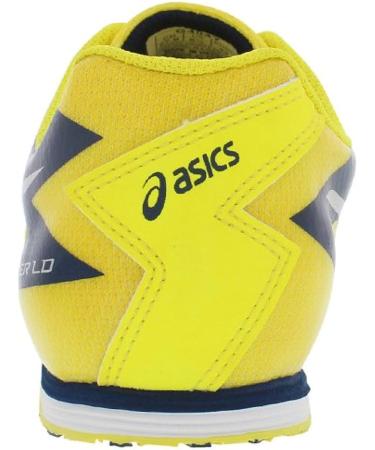 ASICS Men's Hyper LD 5 Track & Field Shoes 12 - Flash Yellow/Silver/Navy - Buy Online on GoSupps.com