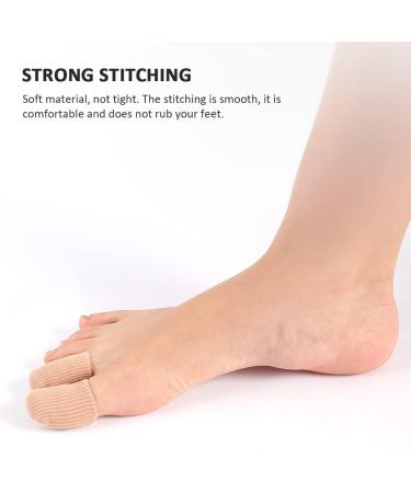 Ssiyiya Gel Toe Protection for Big Toes - 8 Soft Fabric Covers Anti-Friction Sleeves & Pillows for Men & Women - Ultimate Foot Care Solution - Buy Online on GoSupps.com