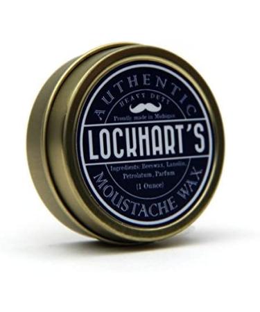 Lockhart's Heavy Duty Moustache Wax - Strong Hold Blonde 1 oz - Buy Online on GoSupps.com