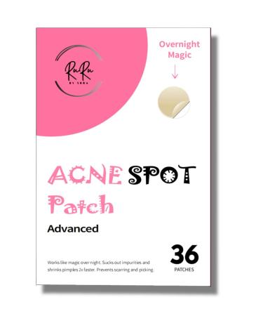 Acne Spot Patch - Hydrocolloid Acne Spot Patch for Face Blemishes & Pimples - Thicker and Advanced with Extra Adhesion - Vegan Cruelty Free and Carbon Free - 36 Patches