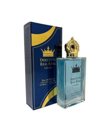 Perfume for Men Dolcetto Real King Eau de Toilette Natural Spray Men Cologne Masculine Scent 3.4 Fl Oz/100ML Dolcetto Real King 3.4 Fl Oz (Pack of 1) - Buy Online on GoSupps.com