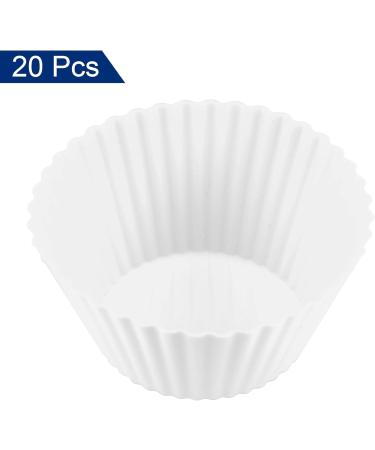 20pcs Wax Melt Warmer Liners - Silicone Candle Fragrance Melter - White - Sourcing Map - International Shipping - Buy Online on GoSupps.com