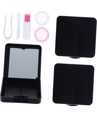 Healvian Contact Lens Container | Travel-Friendly Storage Case for Eyes | 6-Sentence Design | Durable & Stylish Checkered Lenset - Buy Online on GoSupps.com