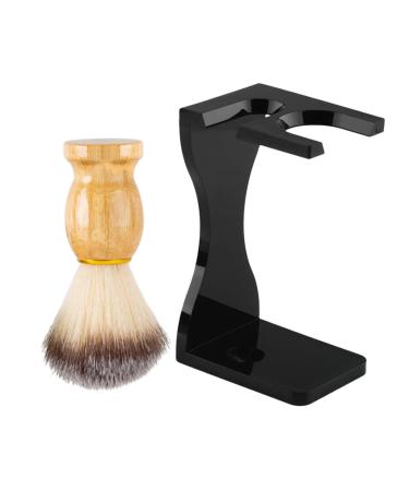 Fomiyes 2 sets of shaving set jack shaving stands for men shaving brush stands shaving brush holder beard holder bearing brush storage stand for razor brush third aisle bracket shave acrylic man