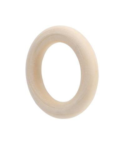 Wood Baby Bite Ring - Washable Reusable Non-Toxic Safe & Durable | 60mm Eco-Friendly Teething Toy - Buy Online on GoSupps.com