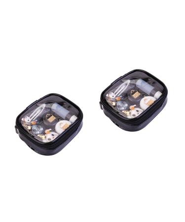 Healvian 2st Lentes de de contact lens container container for lip gloss accessories Suitcase lens container holder for lens container case.