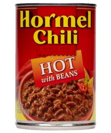 Hormel Hot Chili with Beans 15-Ounce (Pack of 6) by Hormel