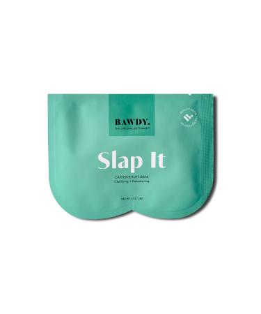 BAWDY Slap It - Caffeine Beauty Butt Mask - Retexturizing + Detoxifying Mask for Your Behind - 2 Sheets  One for Each Cheek - Clean Beauty Mask for Your Butt (2 Sheets - Single Use)