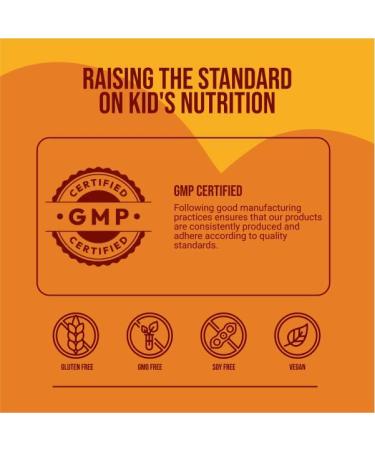Nutrition Kids Vitamin Gummies | Vegan GMO-Free & Gluten-Free | 30-Day Supply | A C D E B6 B12 & Zinc | Made in USA - Buy Online on GoSupps.com
