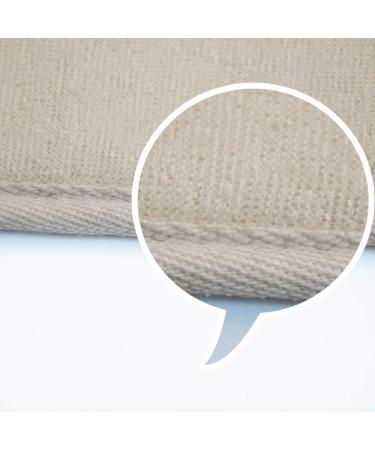 2x Exfoliating Back Scrubber for Shower - Double-Sided Cotton & Linen Body Bath Sponge | International Shipping - Buy Online on GoSupps.com