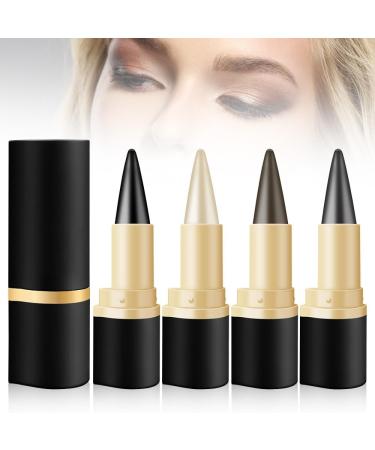 Matte Quick-Dry Eyeliner 2024 New Black Gel Eyeliner Pencil Set Natural Cream Eye Liner Waterproof Smudge Proof Long-Lasting Gel Eye Liner Makeup (4pcs)