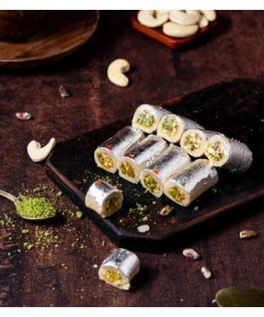 Festival Special Premium (Kaju Roll 400g) Delicious Indian Traditional Sweets To Sweeten Up Your Celebration Best Gift For All Occasions Marriage Diwali Holi Raksha Bandhan Sold By Kidzbuzz - Buy Online on GoSupps.com