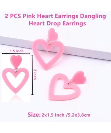 Buy Go Ho Pink Body Glitter Gel & Baby Pink Heart Earrings Sparkle Holographic Glitter for Concerts & Makeup - Buy Online on GoSupps.com