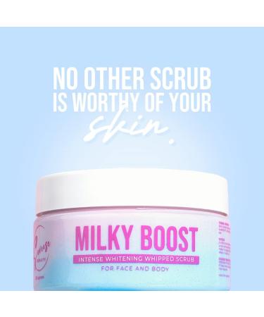 Intense Milky Boost Whipped Scrub for Face & Body - 250g | Nourishing Exfoliating Scrub for Radiant Skin - Buy Online on GoSupps.com