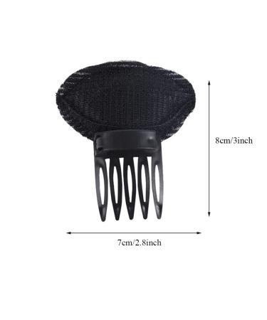 MOKALYNN 2Pcs Invisible Fluffy Hair Pad for Women - Hair Cushion Sponge Clip for Perfect Puff - Hair Accessories for Girls - Black & Brown - Buy Online on GoSupps.com