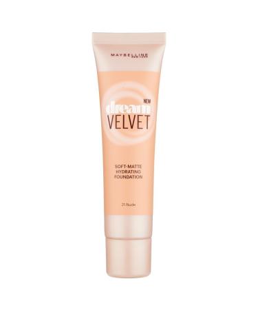 3 X Maybelline New York Dream Velvet Soft Matte Foundation 30ml - 21 Nude