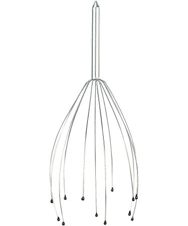 Pearl Head Spider Massager - 2 Pack Head Massage Device with Metal Handle for Ultimate Relaxation - Buy Online on GoSupps.com