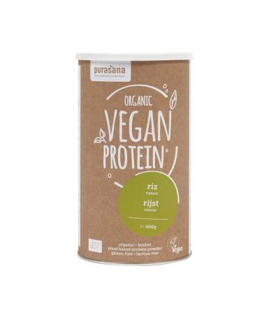 Purasana Purasana - Single Protein powder 400g - Vegan protein powder - Vegetable protein rice - Organic farming