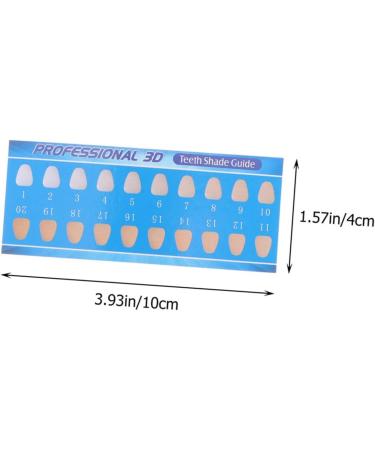 Ultechnov 30th Tooth Coloring Card - Expert Tooth Bleaching & Whitening Kit | Color Tafel & 3D Shadow Guide for Perfect Smile - International Shipping Available - Buy Online on GoSupps.com