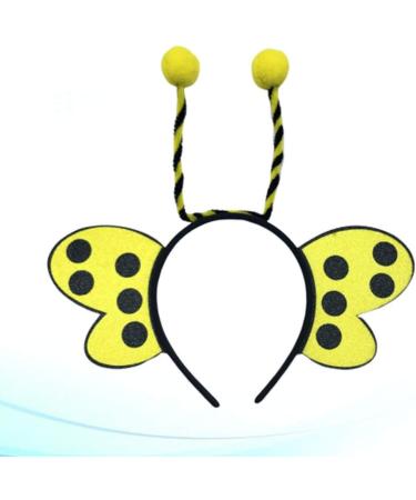 Antenna Headband Bee Ladybug Animal Head Boppers Party Favor Photo Props Yellow - Buy Online on GoSupps.com