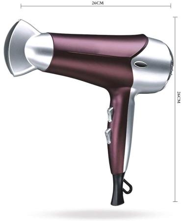Ceramic Ionic Powerful Salon Use Blow Dryer Fast Drying Professional Hair Dryer Hair Dryer with Ionic Conditioning Brown - Buy Online on GoSupps.com
