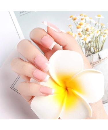 LIARTY 240 Pieces French Fake Nails Set - Pink Medium False Nail Tips for Women and Girls - Buy Online on GoSupps.com