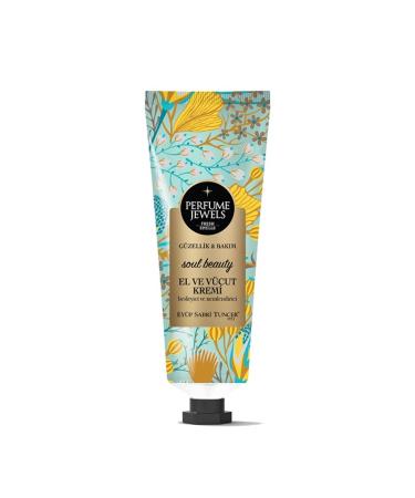 EST 1923 Eyup Sabri Tuncer Perfume Jewels Body Splash Series (SOUL BEAUTY BODY CREAM 50 ML) SOUL BEAUTY 1.7 Fl Oz (Pack of 1)