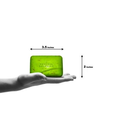 Himalayan Pink Salt Body Soap with Olive Oil & Green Tea - Moisturizing, Hydrating Soap Bar (1-Pack) - Buy Online on GoSupps.com